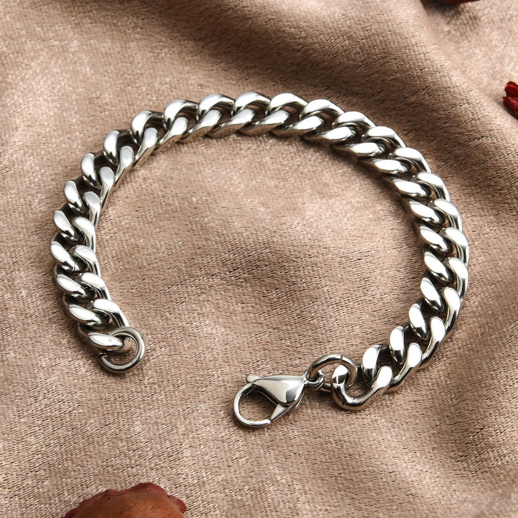Stainless Steel Bracelet for Men - 8mm-14mm Wide