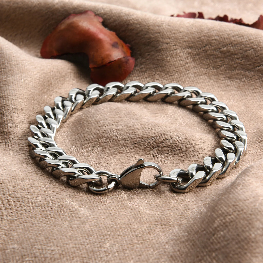 Stainless Steel Bracelet for Men - 8mm-14mm Wide